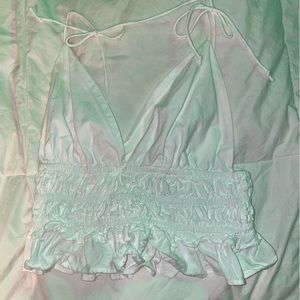 White summer top